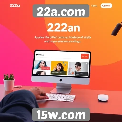 Evolução da interface do usuário no 22a.com